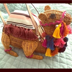 Kate Spade Wicker Camel Bag